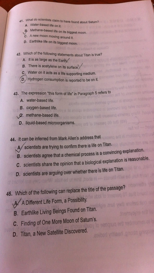 2012年職稱英語理工類B級考試真題