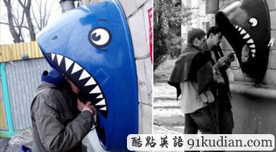 趣圖妙語:各國的奇妙電話亭