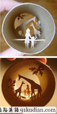 趣圖妙語:手紙筒里的奇妙小天地