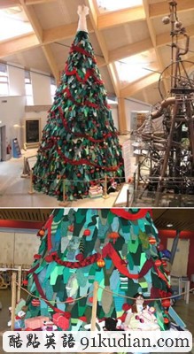世界真奇怪:看搞怪圣誕樹!