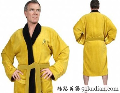 趣圖妙語(yǔ):10款創(chuàng)意浴袍 精彩無限