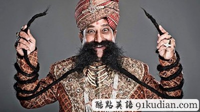 吉尼斯世界紀錄:14英寸最長胡須