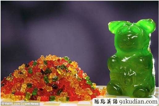 趣味雙語:世界最大膠糖20英鎊一個