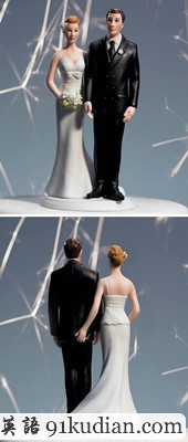 趣圖妙語:搞笑婚禮玩偶