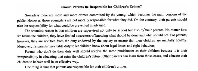 2012年12月英語(yǔ)四級(jí)作文預(yù)測(cè)：青少年犯罪 www.m.jiazhineng.cn